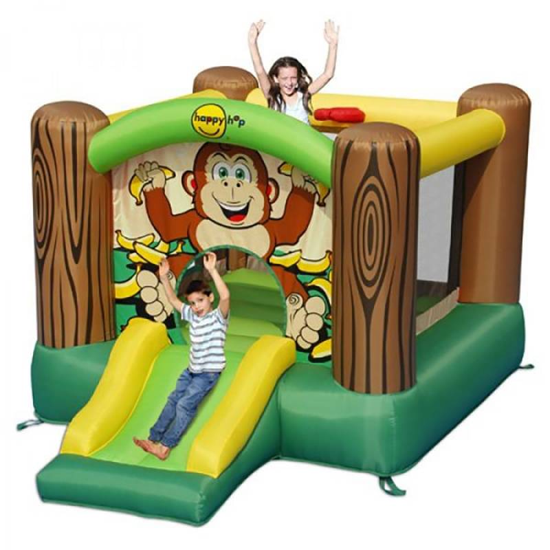 gorillabouncycastlewithslideandhoopv2 Garden Troughs and Planters