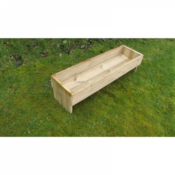 Wide Raised Decking Garden Trough Planter 35cm wide x 30cm high - various lengths