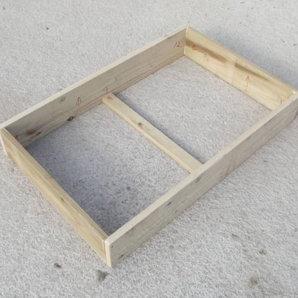 Rough Sawn Raised Bed Frames for Garden Planting- 15cm high - 2 lengths