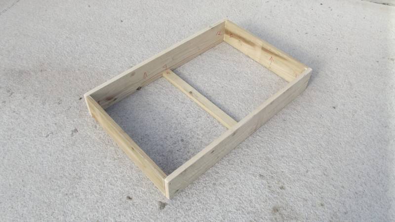 Rough Sawn Raised Bed Frames for Garden Planting- 15cm high - 2 lengths