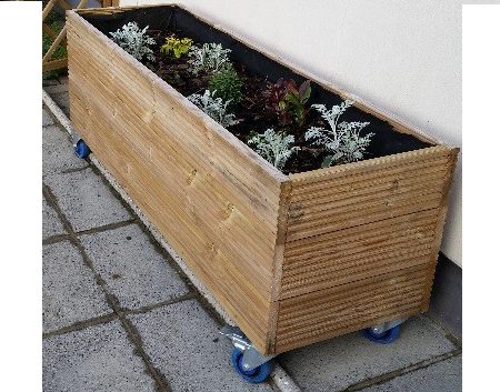 Wheeled Decking Troughs