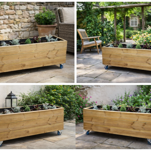 Wheeled Decking Troughs