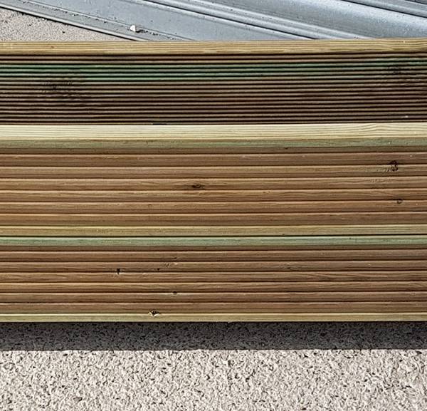 Decking Garden Trough Planter 35cm high x 20cm wide x 26cm planting depth - Various Lengths
