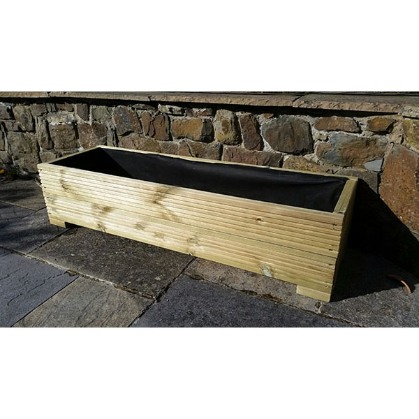 Lined Decking Garden Troughs