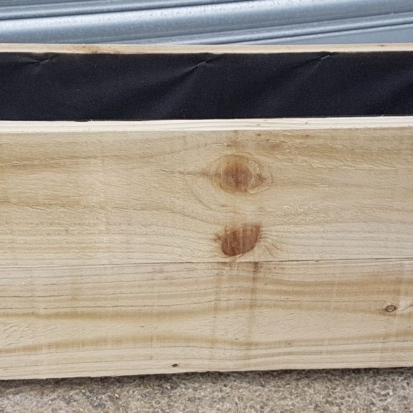 Rough Sawn Lined Trough 25cm Wide