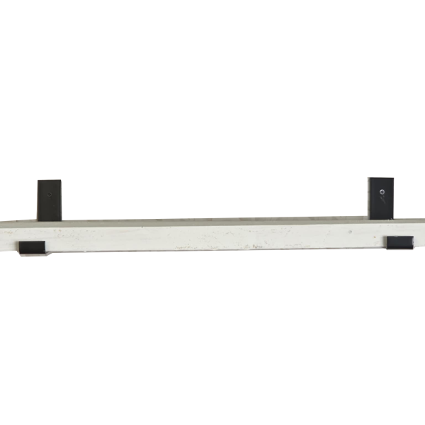 Rustic Reclaimed Scaffold Board Shelf White Finish with Brackets & Fixings (Copy)