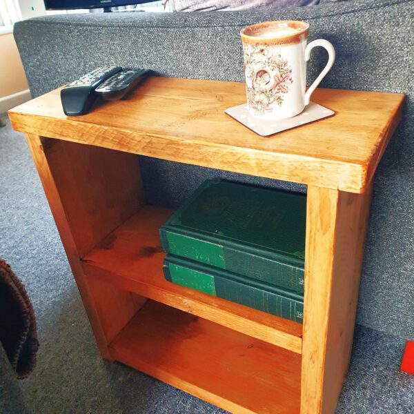 Wooden Side Table made from Upcycled Scaffold Board